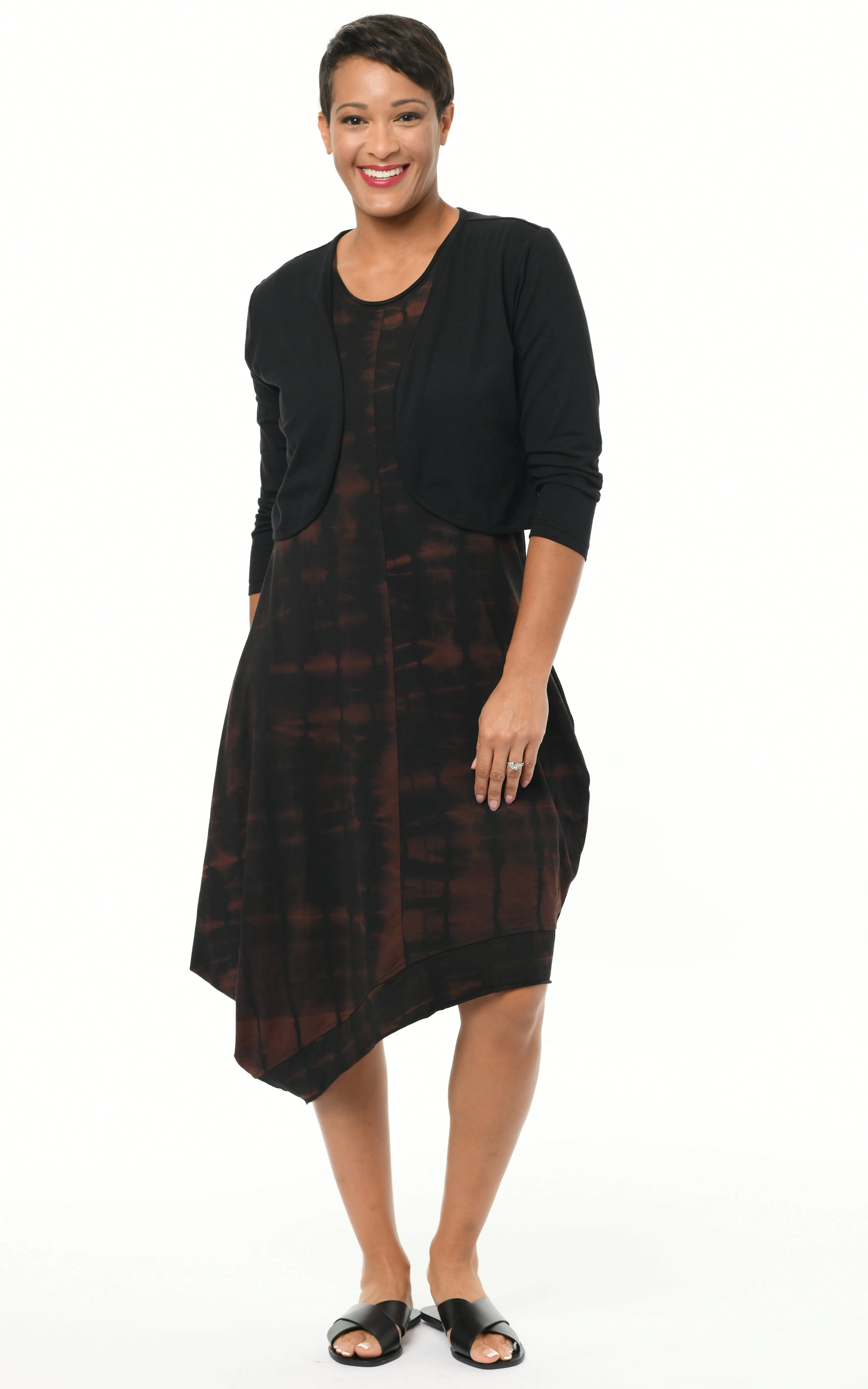 Shrug Womens Jacket Knit in Black