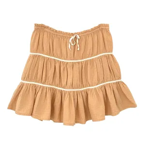 Skirt Loro Woman Apricot Cream