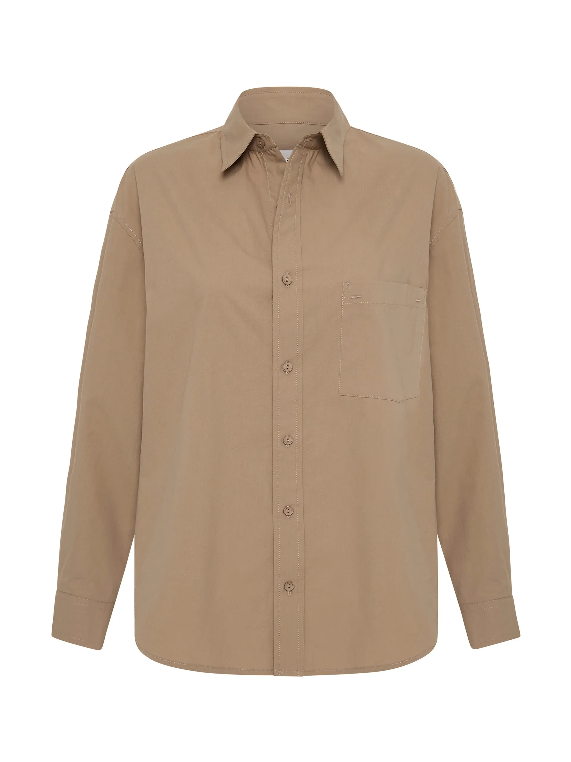 Stone relaxed shirt