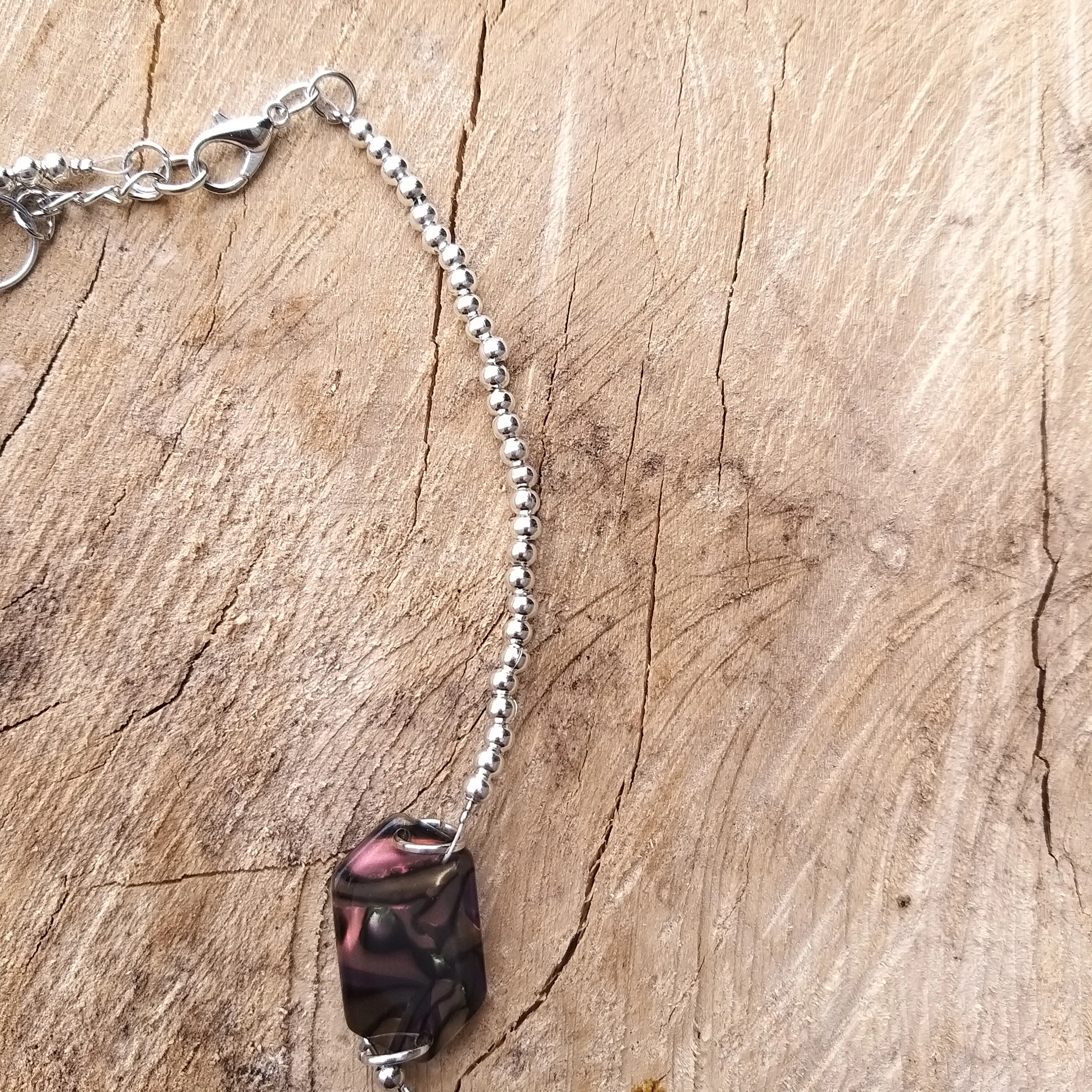 Stunning Link And Shape Necklace