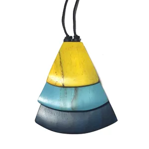 Stylish Tilly Over Lapped Fan Necklace