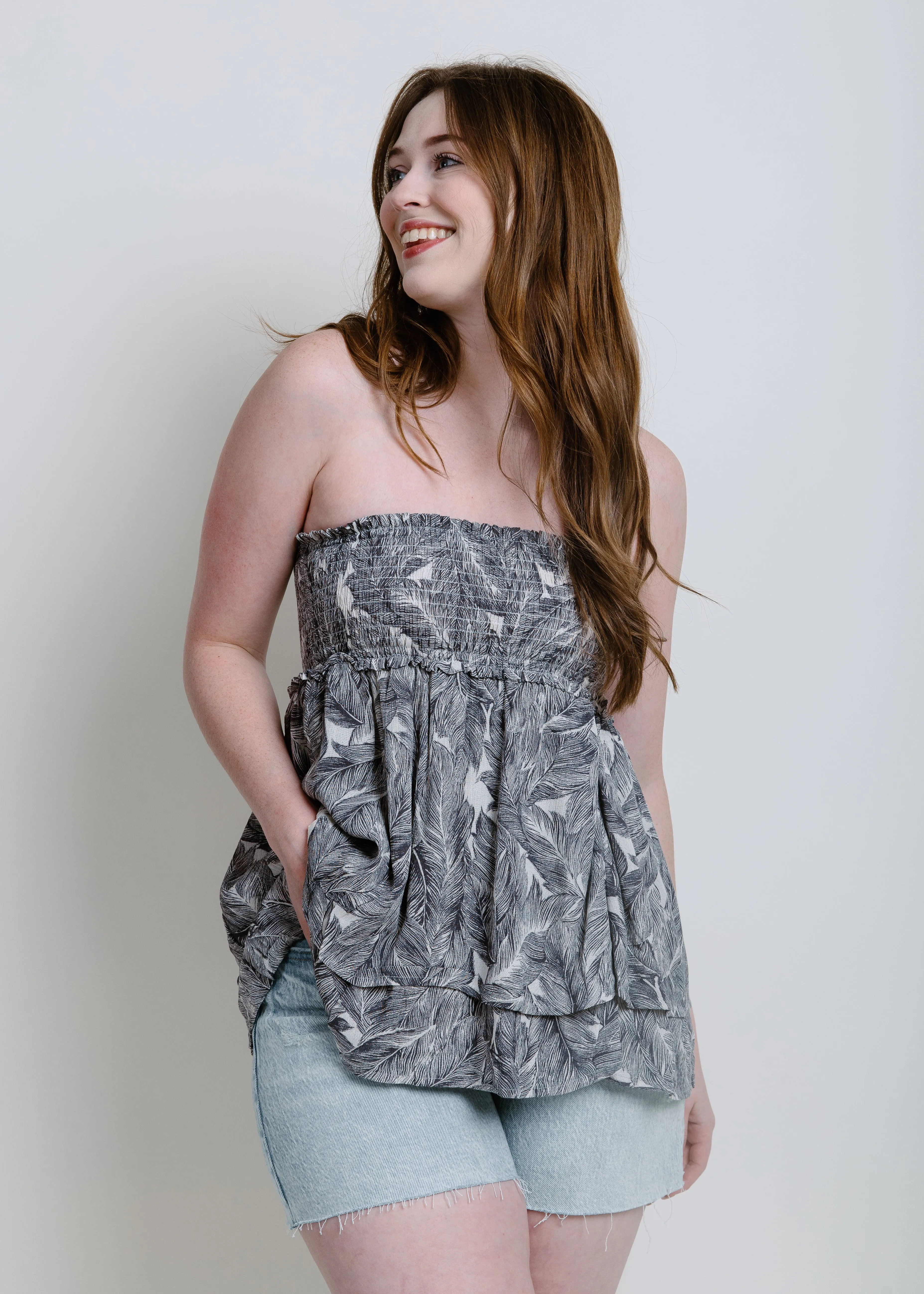 Tropics Strapless Top