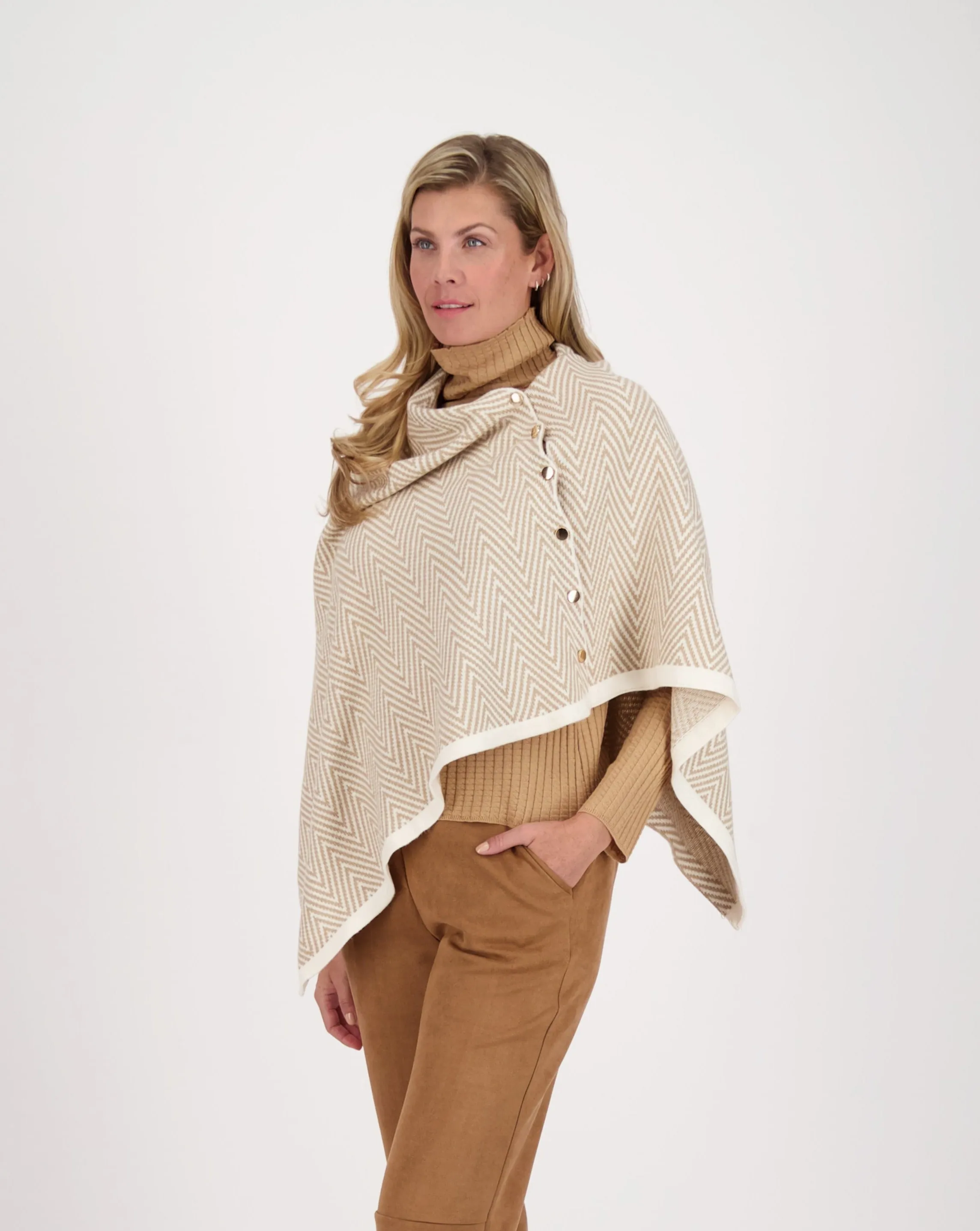 Turtle Neck Waffle Knit Layering Top