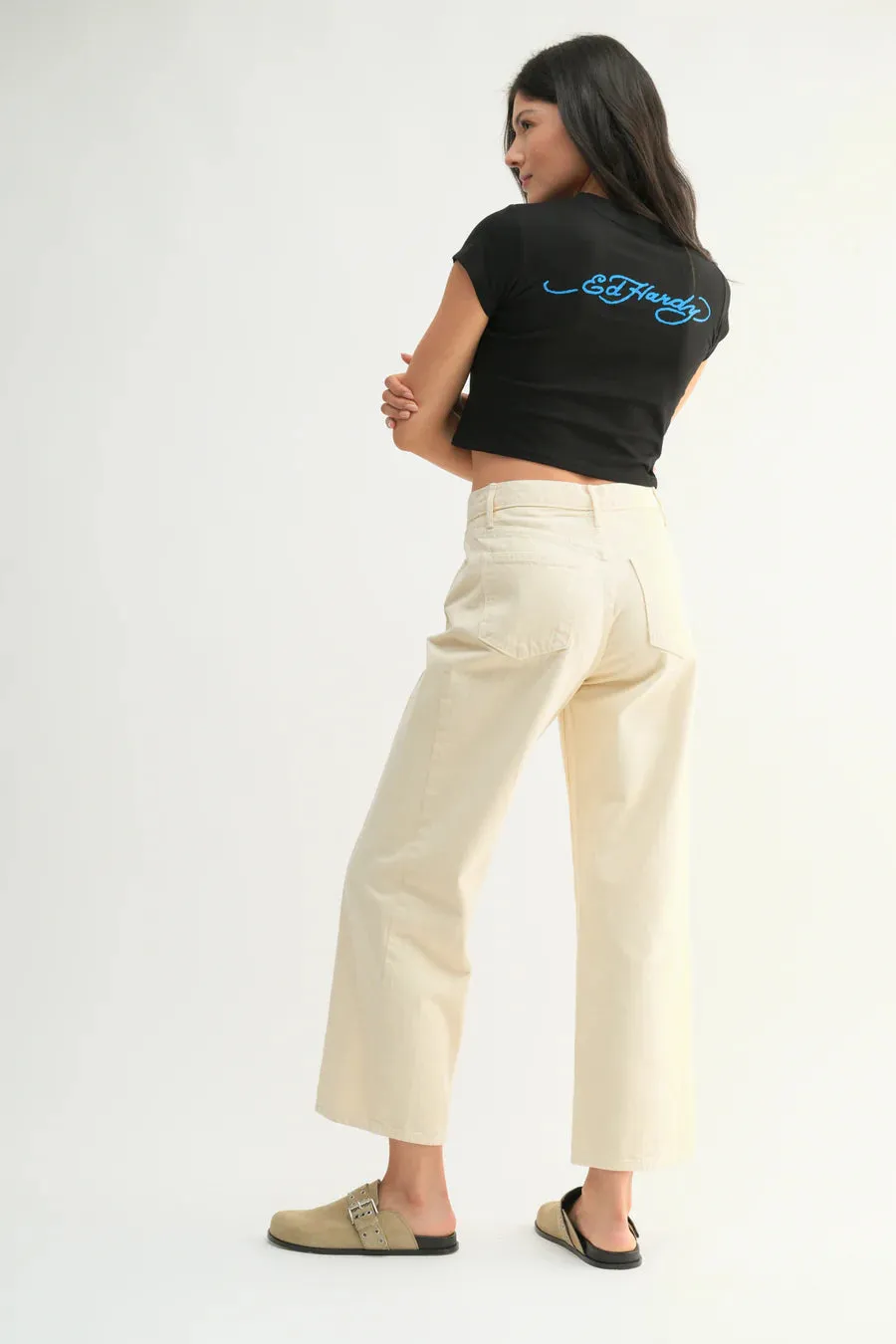 twist barrel jean