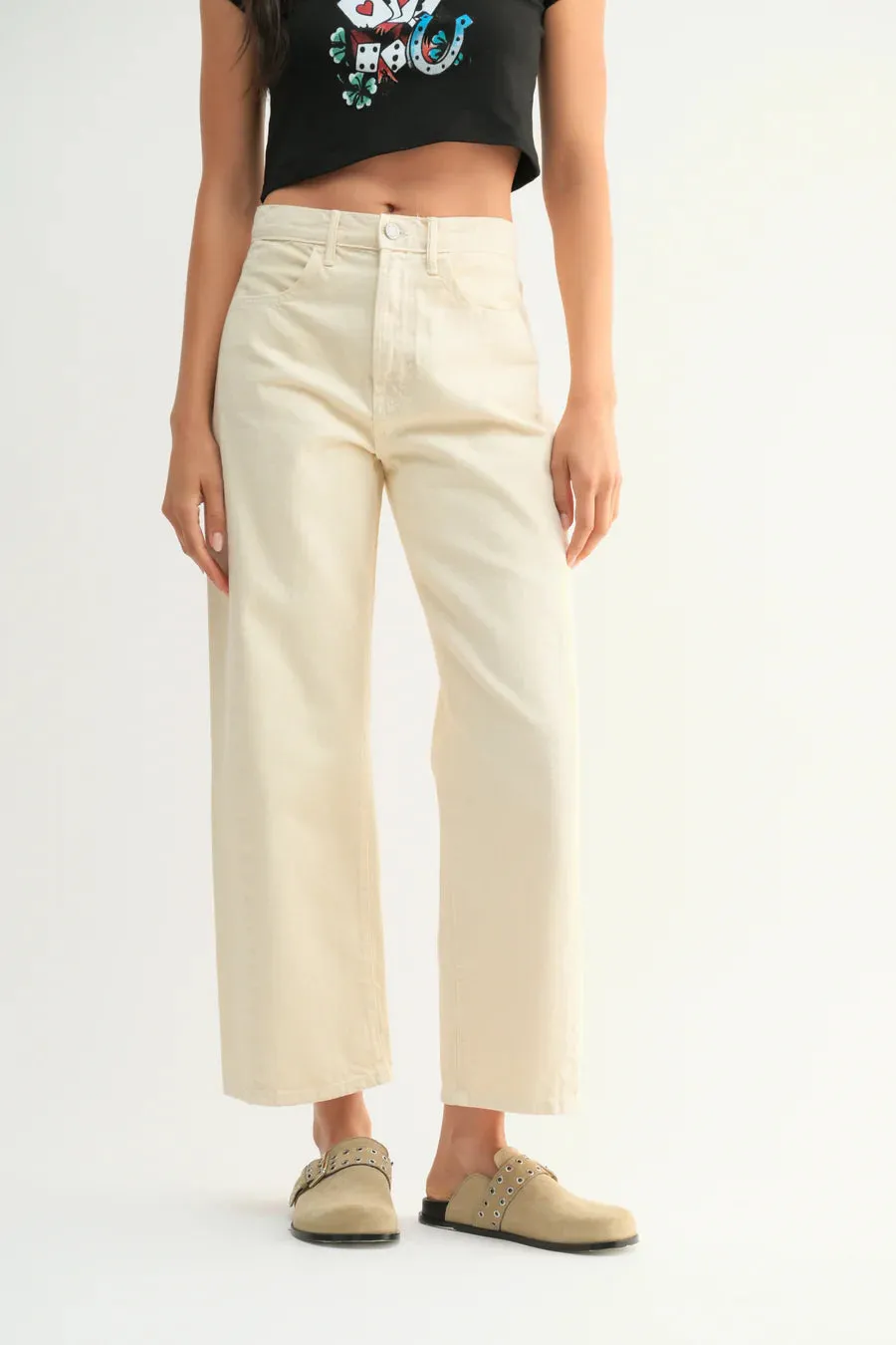 twist barrel jean