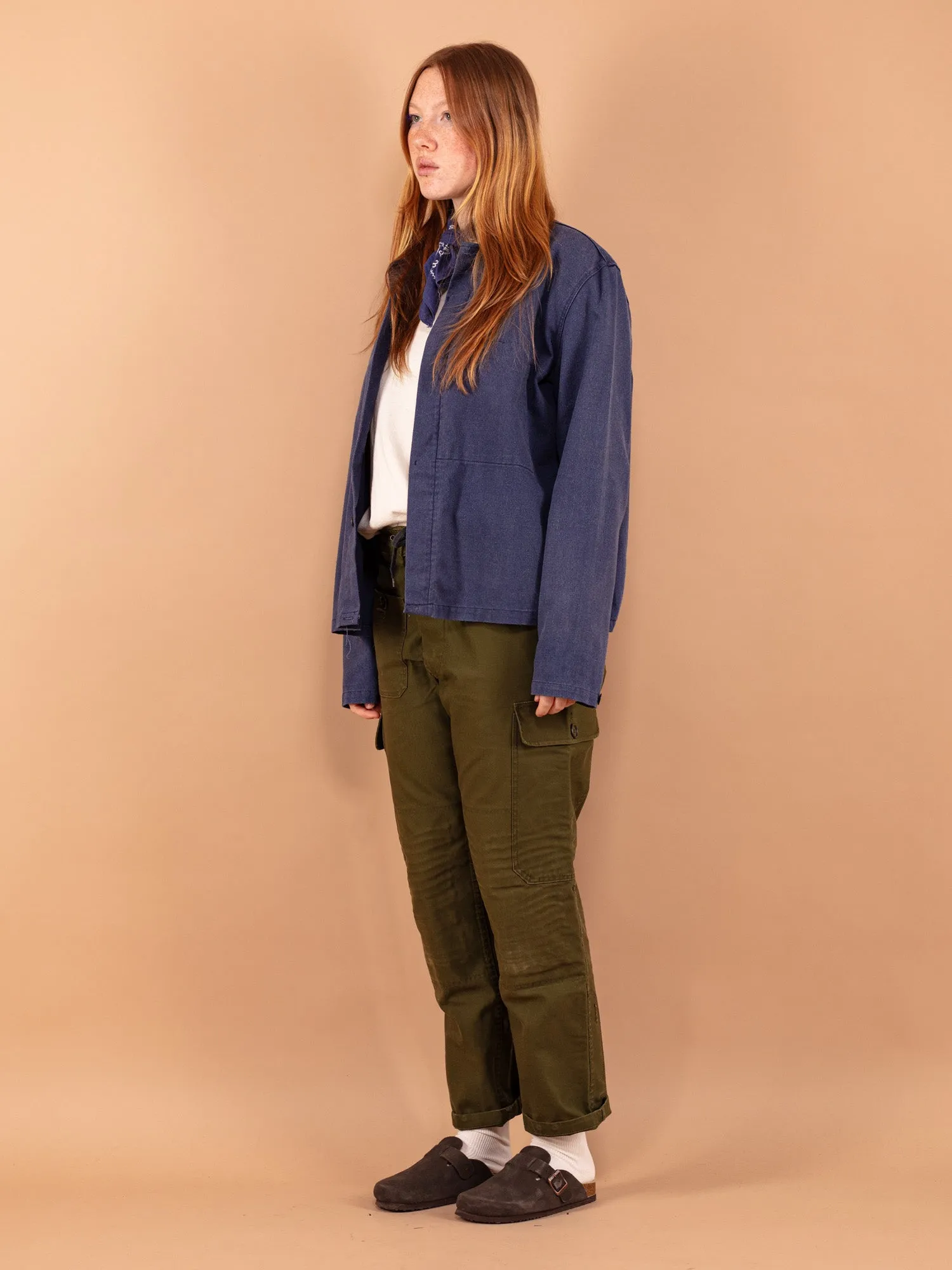 Vintage 60's Women French Work Jacket