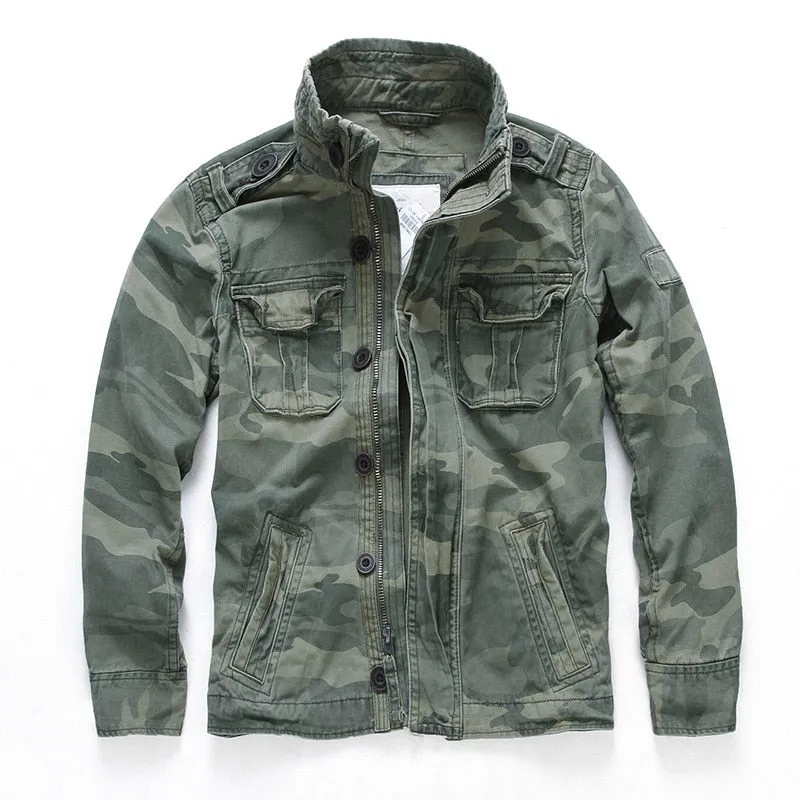 West Louis Military Spring Camo Jacket