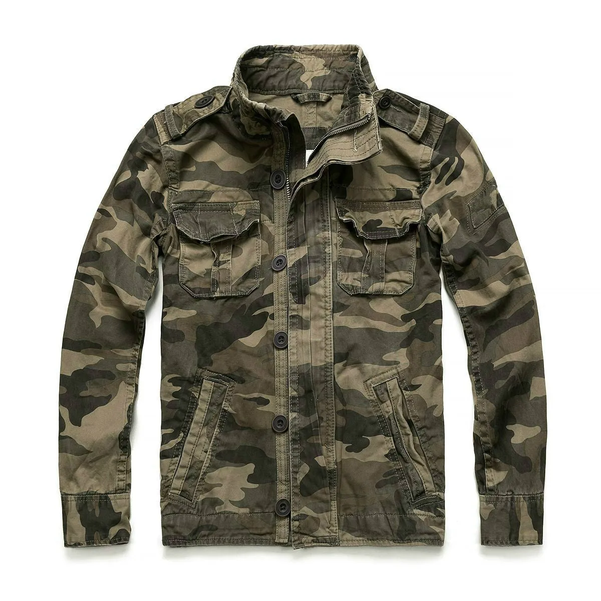West Louis Military Spring Camo Jacket