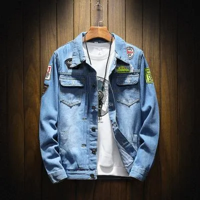 West Louis Spring Autumn Denim Jacket