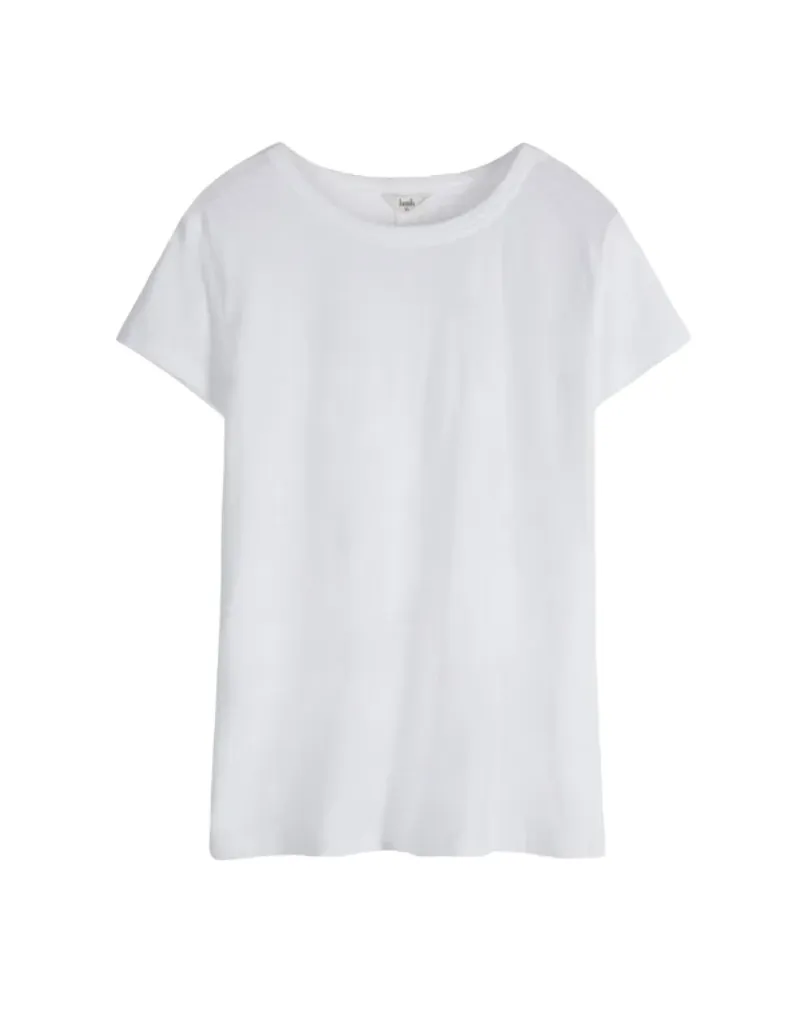 Women's Slim Fit Crew T-Shirt in White