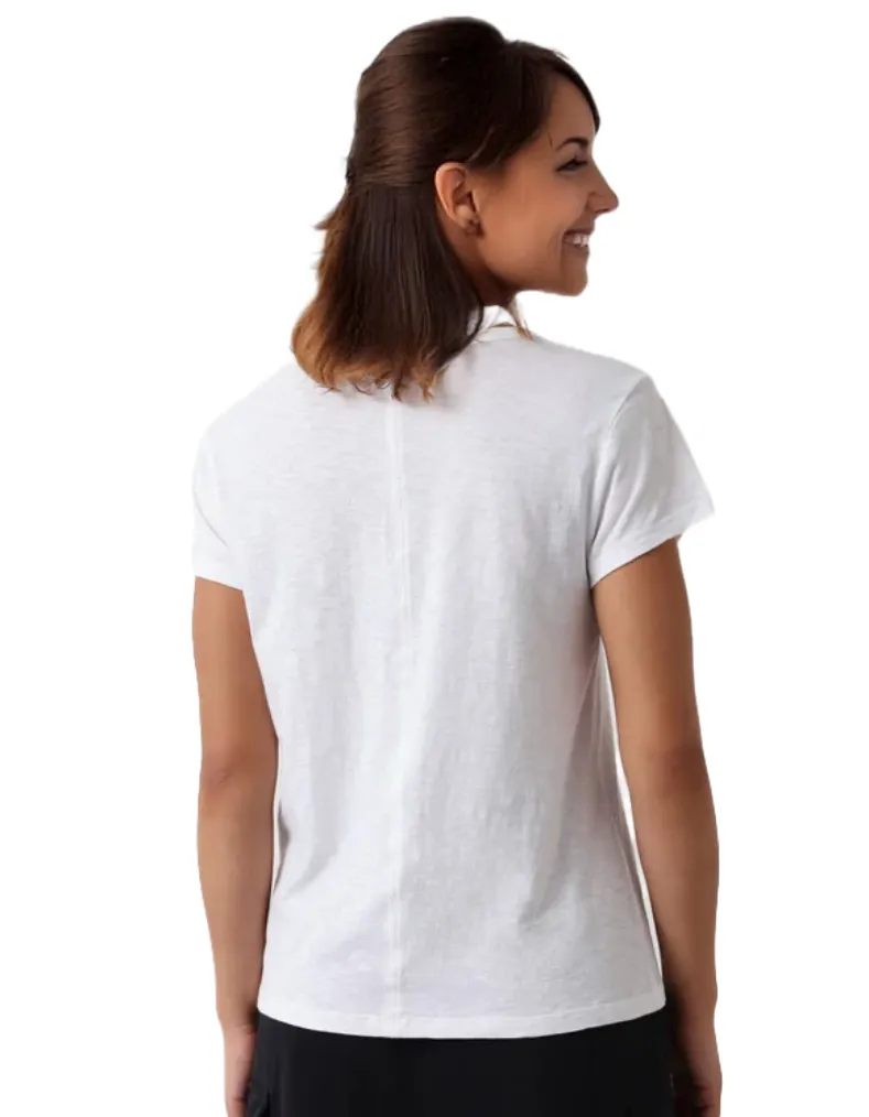 Women's Slim Fit Crew T-Shirt in White